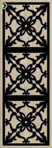 Decorative Slotted Panel 677 Pattern PDF File