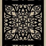 Decorative Slotted Panel 682 Pattern PDF File