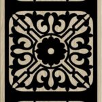 Decorative Slotted Panel 685 Pattern PDF File