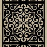 Decorative Slotted Panel 686 Pattern PDF File