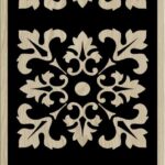 Decorative Slotted Panel 697 Pattern PDF File