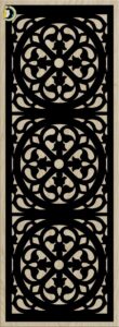 Decorative Slotted Panel 698 Pattern PDF File