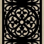 Decorative Slotted Panel 698 Pattern PDF File