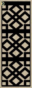 Decorative Slotted Panel 699 Pattern PDF File