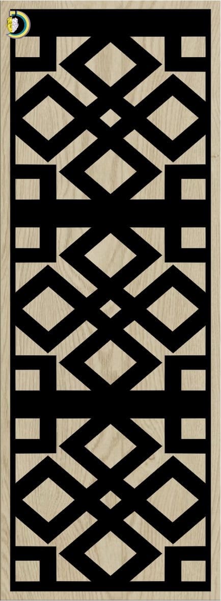 Decorative Slotted Panel 699 Pattern PDF File