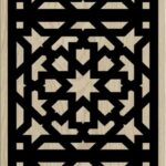 Decorative Slotted Panel 707 Pattern PDF File