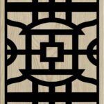 Decorative Slotted Panel 715 Pattern PDF File