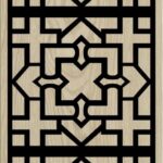 Decorative Slotted Panel 719 Pattern PDF File