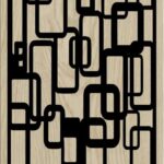 Decorative Slotted Panel 727 Pattern PDF File