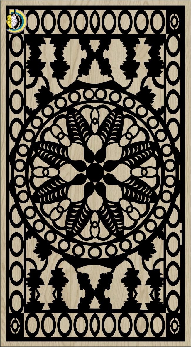 Decorative Slotted Panel 728 Pattern PDF File