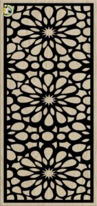 Decorative Slotted Panel 733 Pattern PDF File