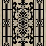 Decorative Slotted Panel 742 Pattern PDF File