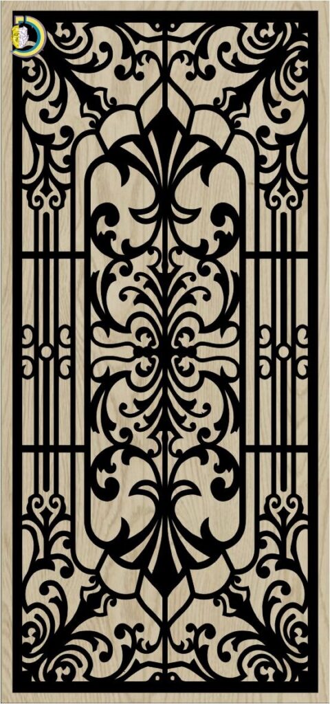 Decorative Slotted Panel 742 Pattern PDF File
