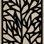 Decorative Slotted Panel 750 Pattern PDF File