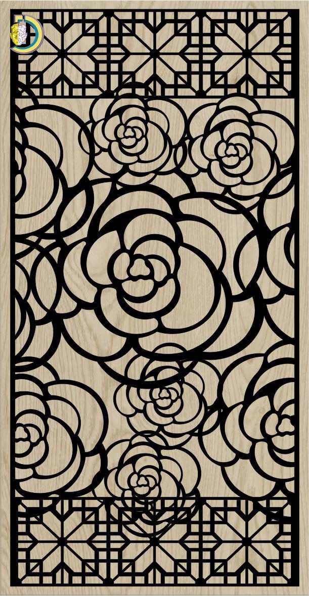 Decorative Slotted Panel 752 Pattern PDF File