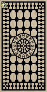 Decorative Slotted Panel 778 Pattern PDF File