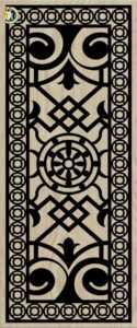 Decorative Slotted Panel 798 Pattern PDF File