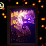 Halloween Light Box CDR DXF Free Vector