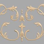 Interior Decor Capital 131 Wood Carving Pattern For CNC Router