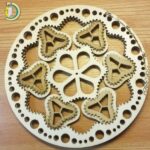 Laser Cut 2-4 Triangular Planetary Gears Punk Free Vector