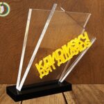 Laser Cut Acrylic Award Trophy CDR Free Vector