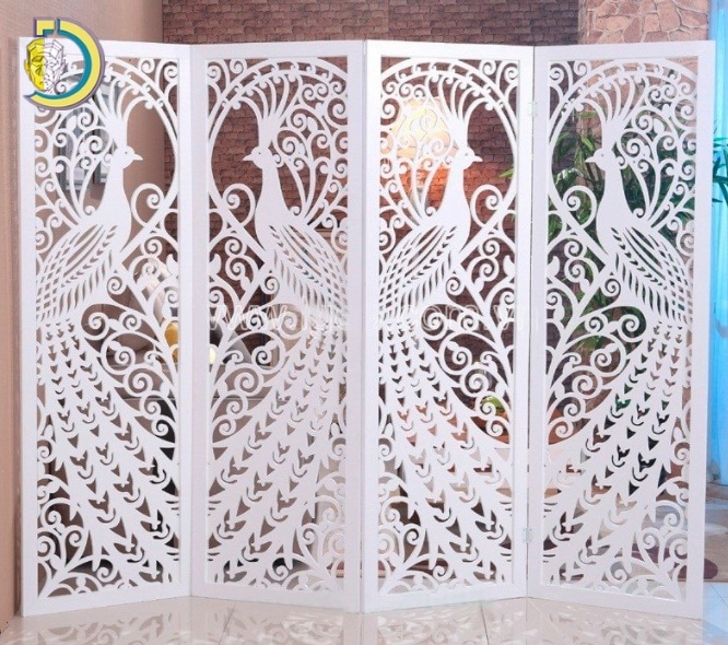 Laser Cut Eastern Style Screen Panel Free Vector