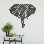 Laser Cut Elephant Head Wall Decor Free Vector