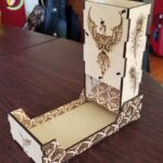 Laser Cut Folding Dice Tower SVG Free Vector