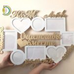 Laser Cut Happy Together Photo Frame CDR Free Vector