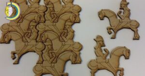 Laser Cut Horse Puzzle CDR Free Vector