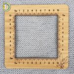 Laser Cut Knitting Tension Square Gauge Free Vector