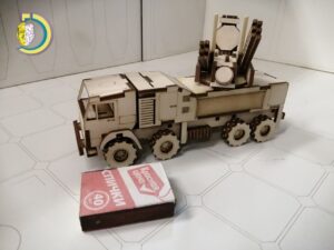 Laser Cut Pantsir-C1 3 mm Kids Toy Free CDR Vector