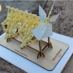 Laser Cut Stand for Strandbeest Free Vector