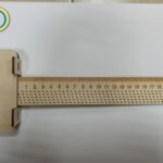 Laser Cut T-Ruler Scriber Square Hole Gauge Free Vector