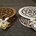 Laser Cut Wedding Gift Box CDR Free Vector