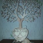 Laser Cut Wish Tree CDR Free Vector