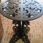 Laser Cut Wooden Round Table DXF Vector