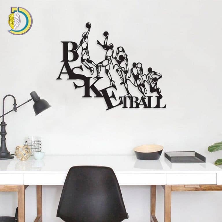 Play The Basketball Wall Decor Vector