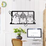 Selfie Cat Wall Art Vector